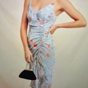 ASTR the Label Mariah floral print midi dress